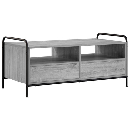 Salontafel Grijs Sonoma 99,5 x 49 x 46 cm Bewerkt hout
