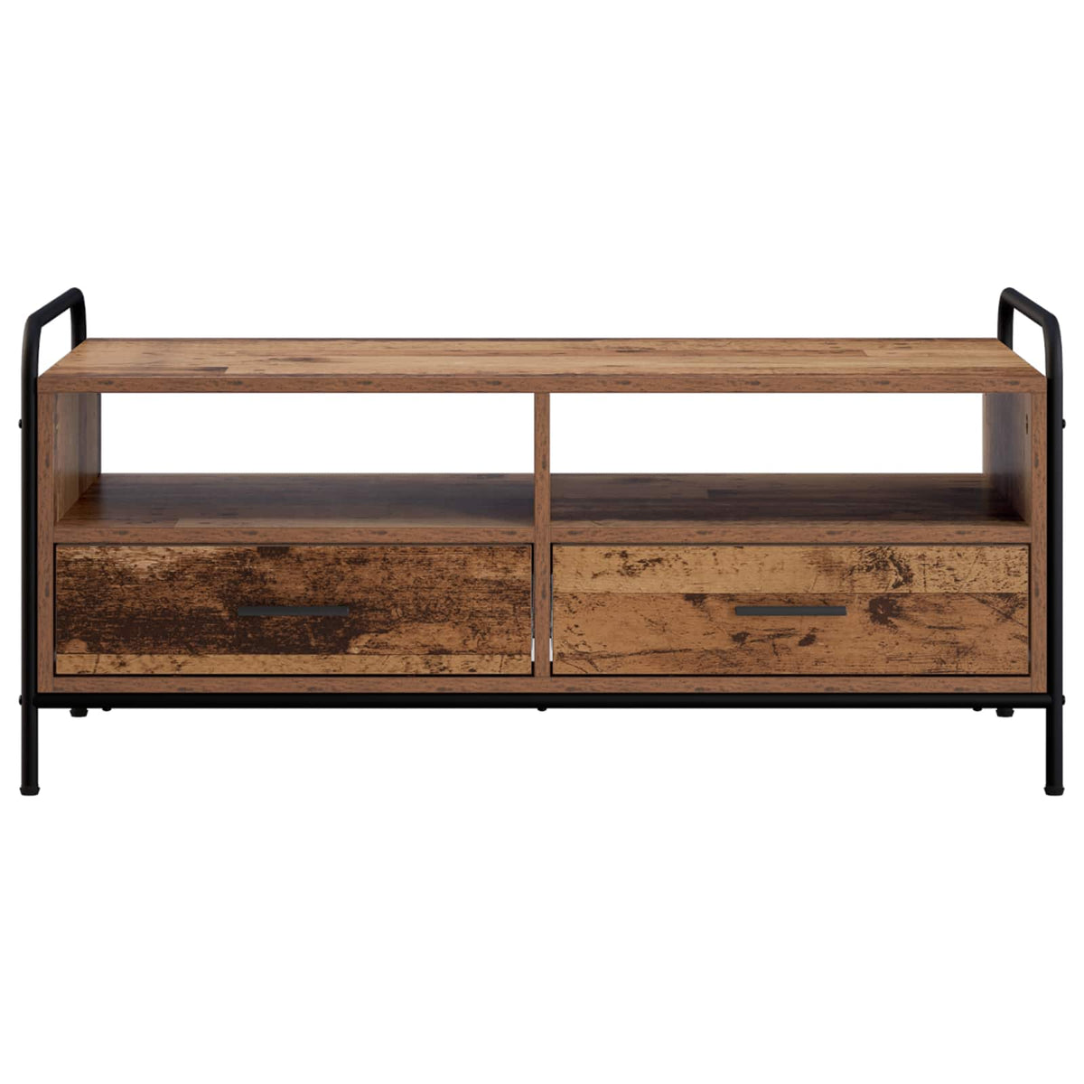 Salontafel Oud hout 99,5 x 49 x 46 cm Bewerkt hout