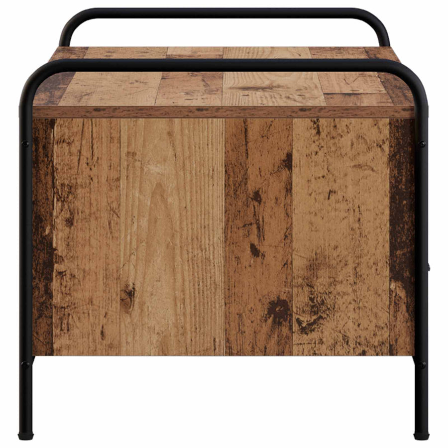 Salontafel Oud hout 99,5 x 49 x 46 cm Bewerkt hout