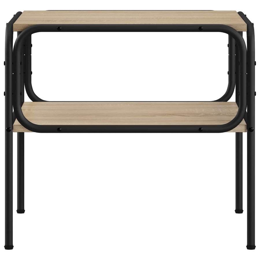 Bijzettafel Sonoma Eiken 100 x 50 x 46 cm Bewerkt hout