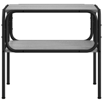Bijzettafel Grijs Sonoma 100 x 50 x 46 cm Bewerkt hout