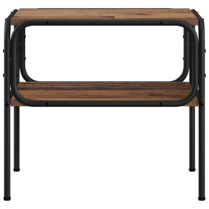 Bijzettafel Oud hout 100 x 50 x 46 cm Bewerkt hout
