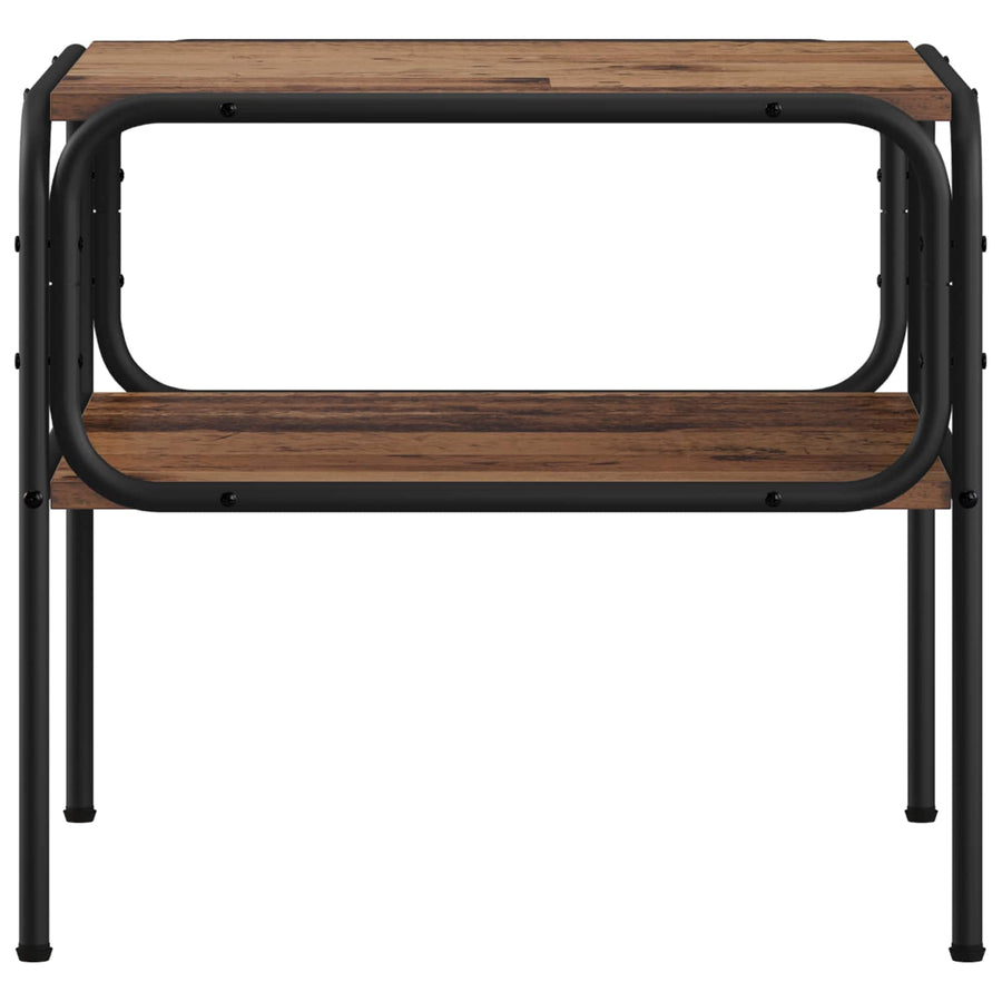 Bijzettafel Oud hout 100 x 50 x 46 cm Bewerkt hout