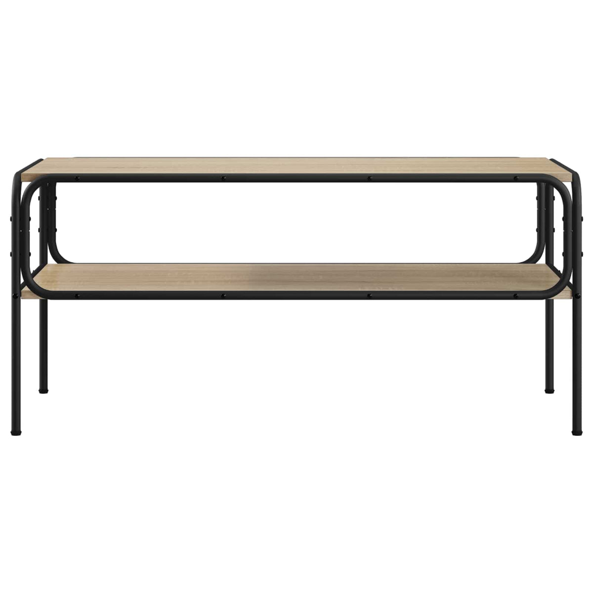 Bijzettafel Sonoma Eiken 100 x 50 x 46 cm Bewerkt hout