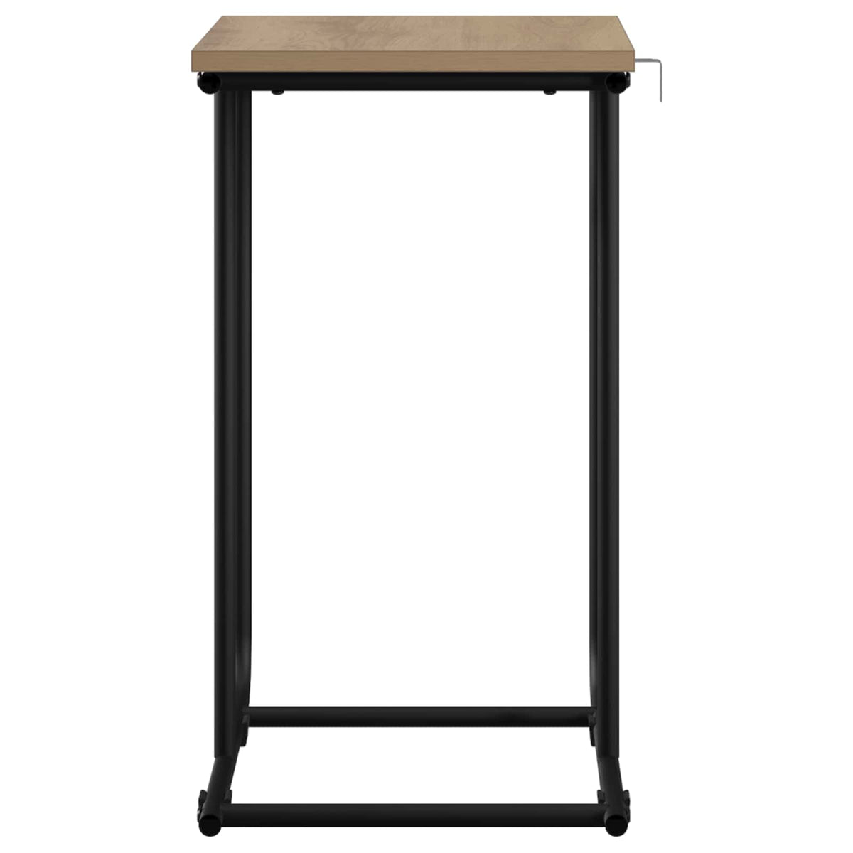 Bijzettafel Artisanaal eiken 40 x 31 x 55 cm Bewerkt hout