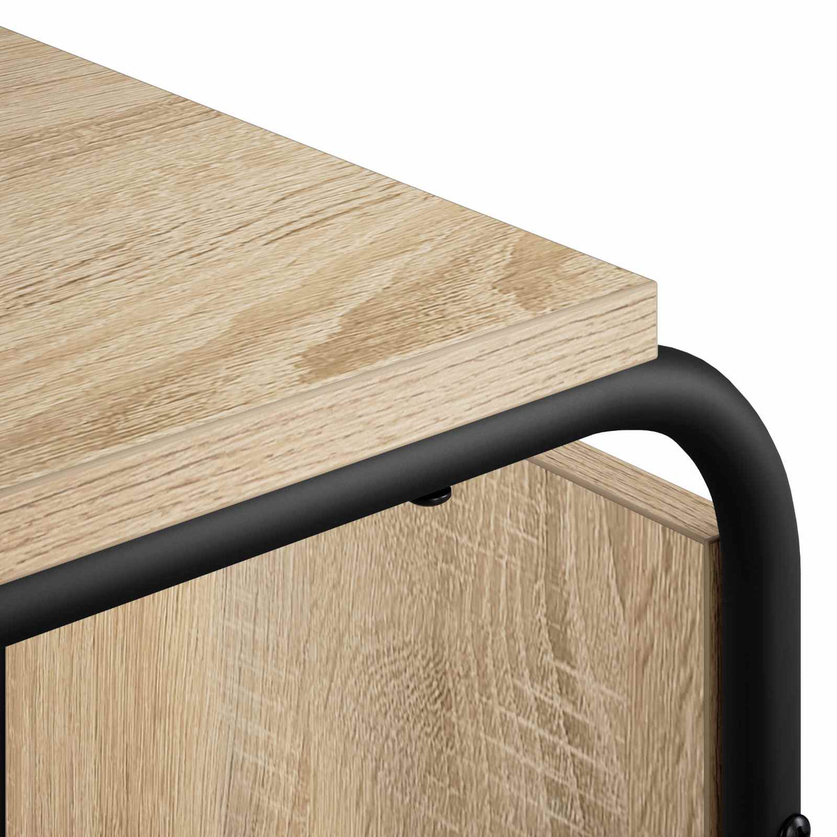 Bijzettafel Sonoma Eiken 40 x 31 x 55 cm Bewerkt hout