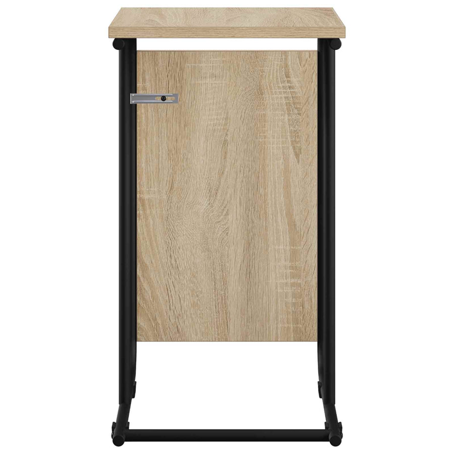 Bijzettafel Sonoma Eiken 40 x 31 x 55 cm Bewerkt hout