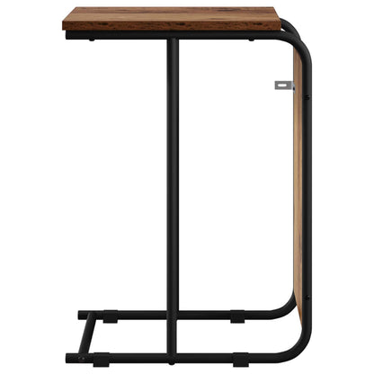 Bijzettafel Oud hout 40 x 31 x 55 cm Bewerkt hout
