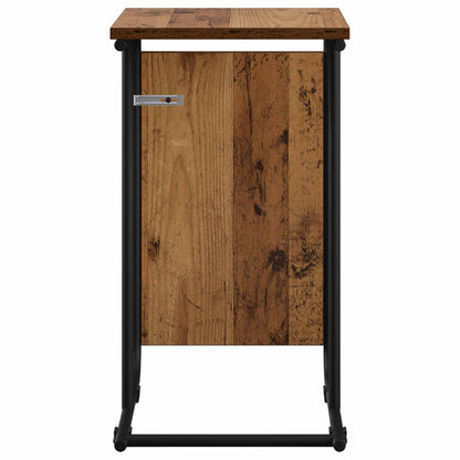 Bijzettafel Oud hout 40 x 31 x 55 cm Bewerkt hout