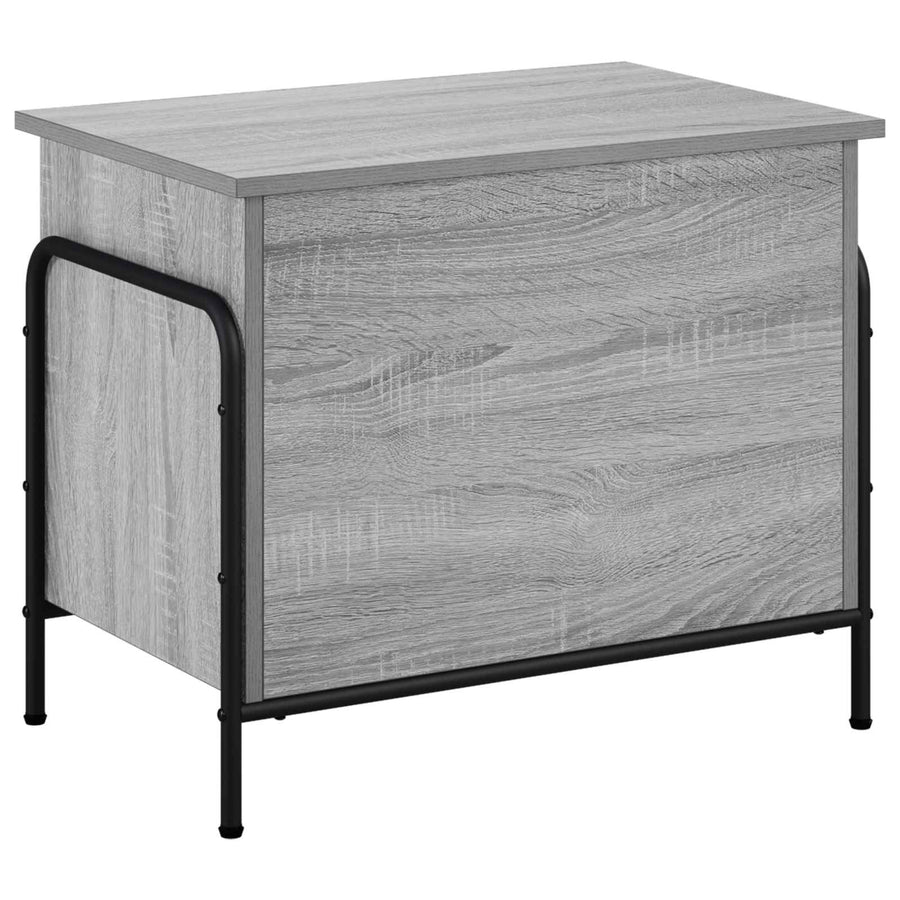 Opbergbox Grijs Sonoma 80 x 40 x 49,5 cm Bewerkt hout
