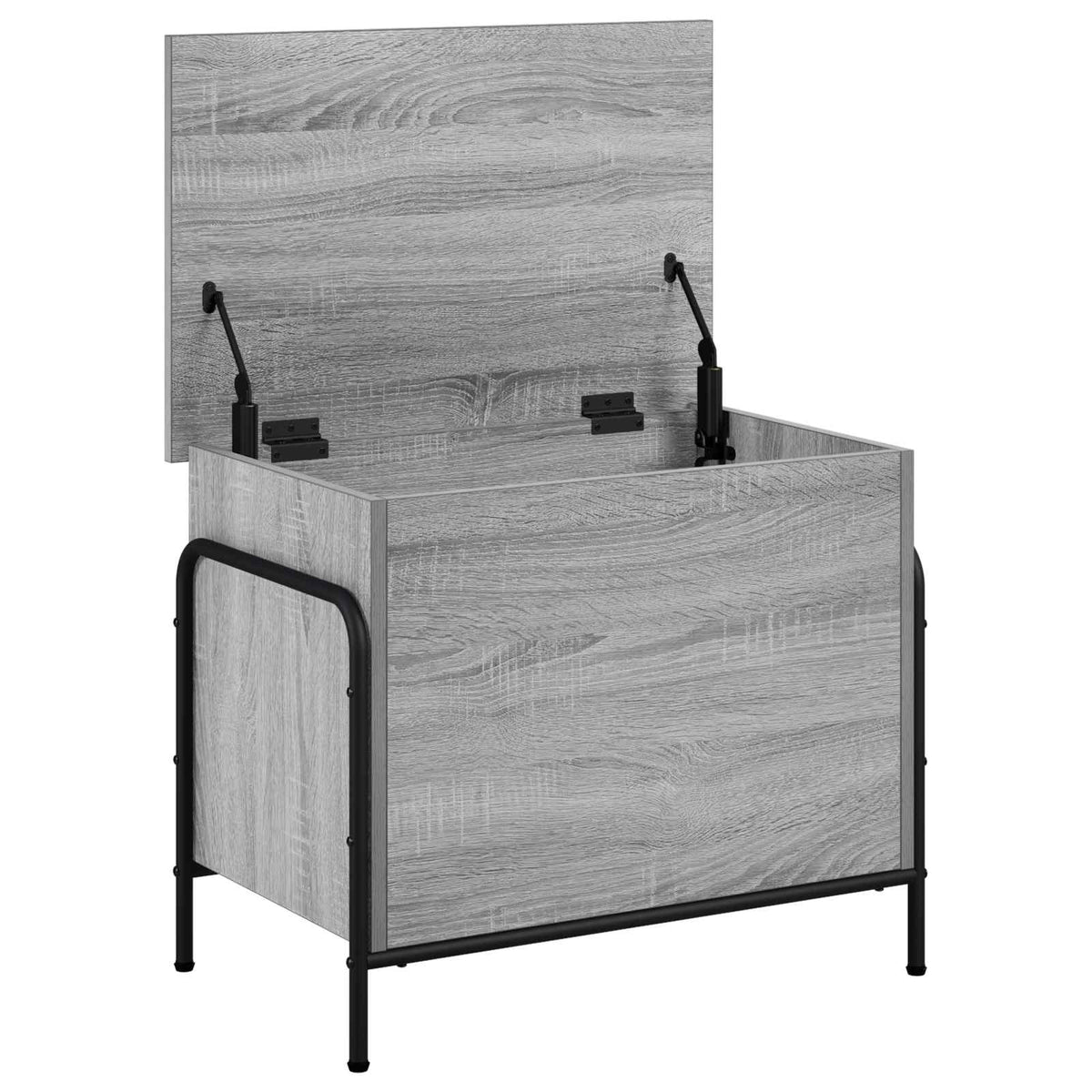 Opbergbox Grijs Sonoma 80 x 40 x 49,5 cm Bewerkt hout