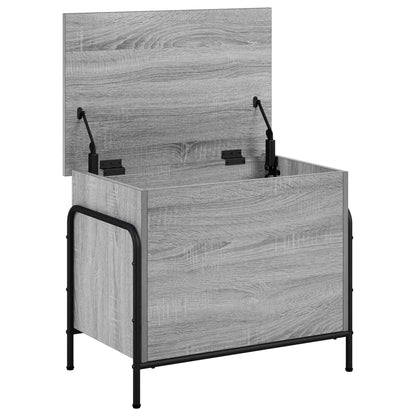 Opbergbox Grijs Sonoma 80 x 40 x 49,5 cm Bewerkt hout