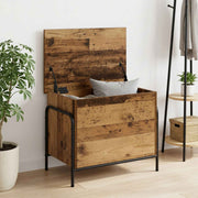 Opbergbox oud hout 80x40x49,5 cm