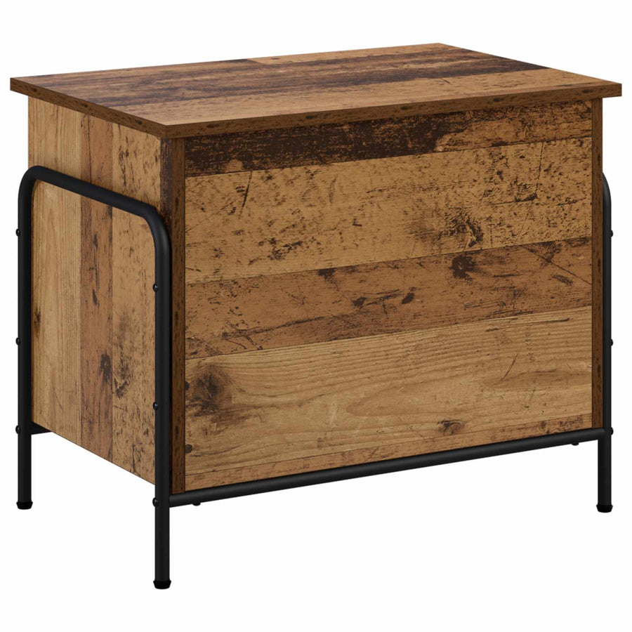 Opbergbox Oud hout 80 x 40 x 49,5 cm Bewerkt hout