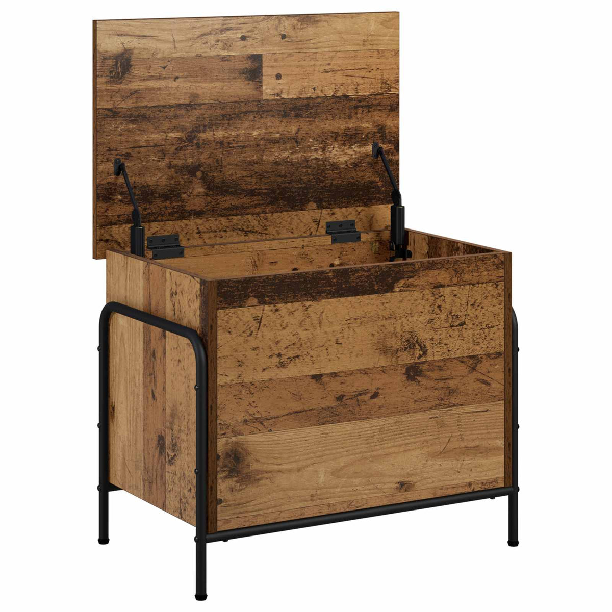 Opbergbox Oud hout 80 x 40 x 49,5 cm Bewerkt hout