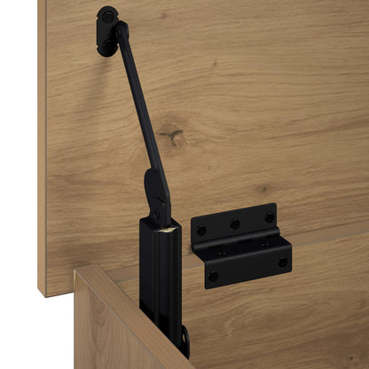 Opbergbox Artisanaal eiken 80 x 40 x 49,5 cm Bewerkt hout