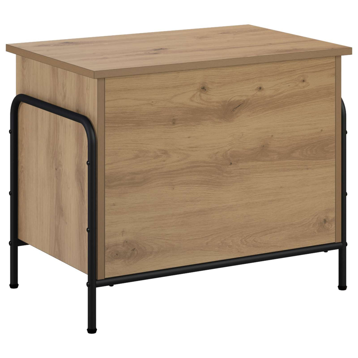 Opbergbox Artisanaal eiken 80 x 40 x 49,5 cm Bewerkt hout