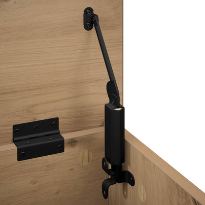 Opbergbox Artisanaal eiken 80 x 40 x 49,5 cm Bewerkt hout