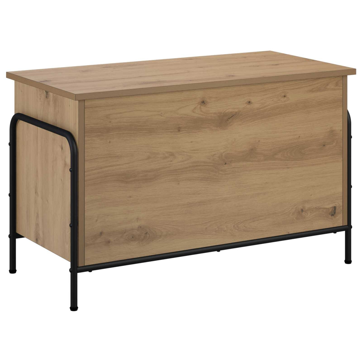 Opbergbox Artisanaal eiken 80 x 40 x 49,5 cm Bewerkt hout