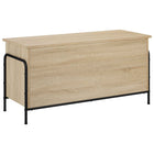Opbergbox Sonoma eiken 100x40x49.5 cm bewerkt hout