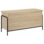 Opbergbox Sonoma eiken 100x40x49.5 cm bewerkt hout