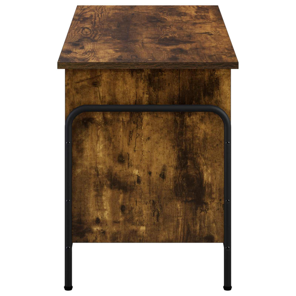 Opbergbox Gerookt eiken 80 x 40 x 49,5 cm Bewerkt hout