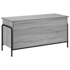 Opbergbox grijs Sonoma 100x40x49,5 cm bewerkt hout