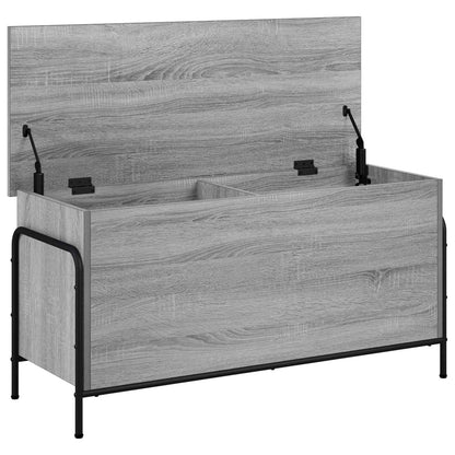 Opbergbox Grijs Sonoma 80 x 40 x 49,5 cm Bewerkt hout