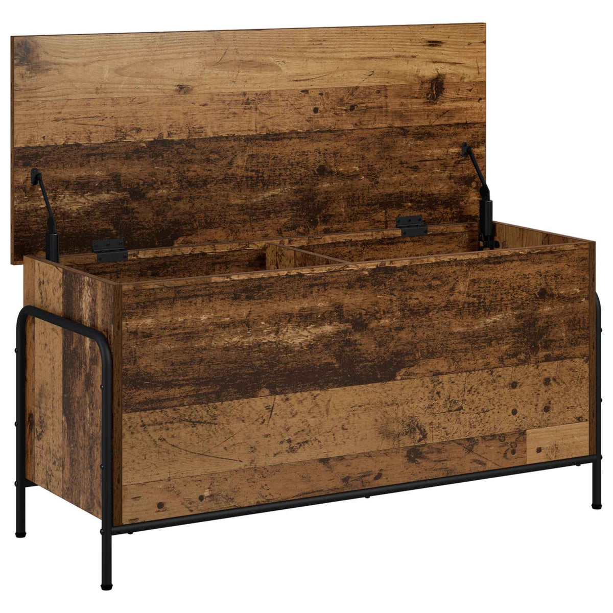 Opbergbox Oud hout 80 x 40 x 49,5 cm Bewerkt hout