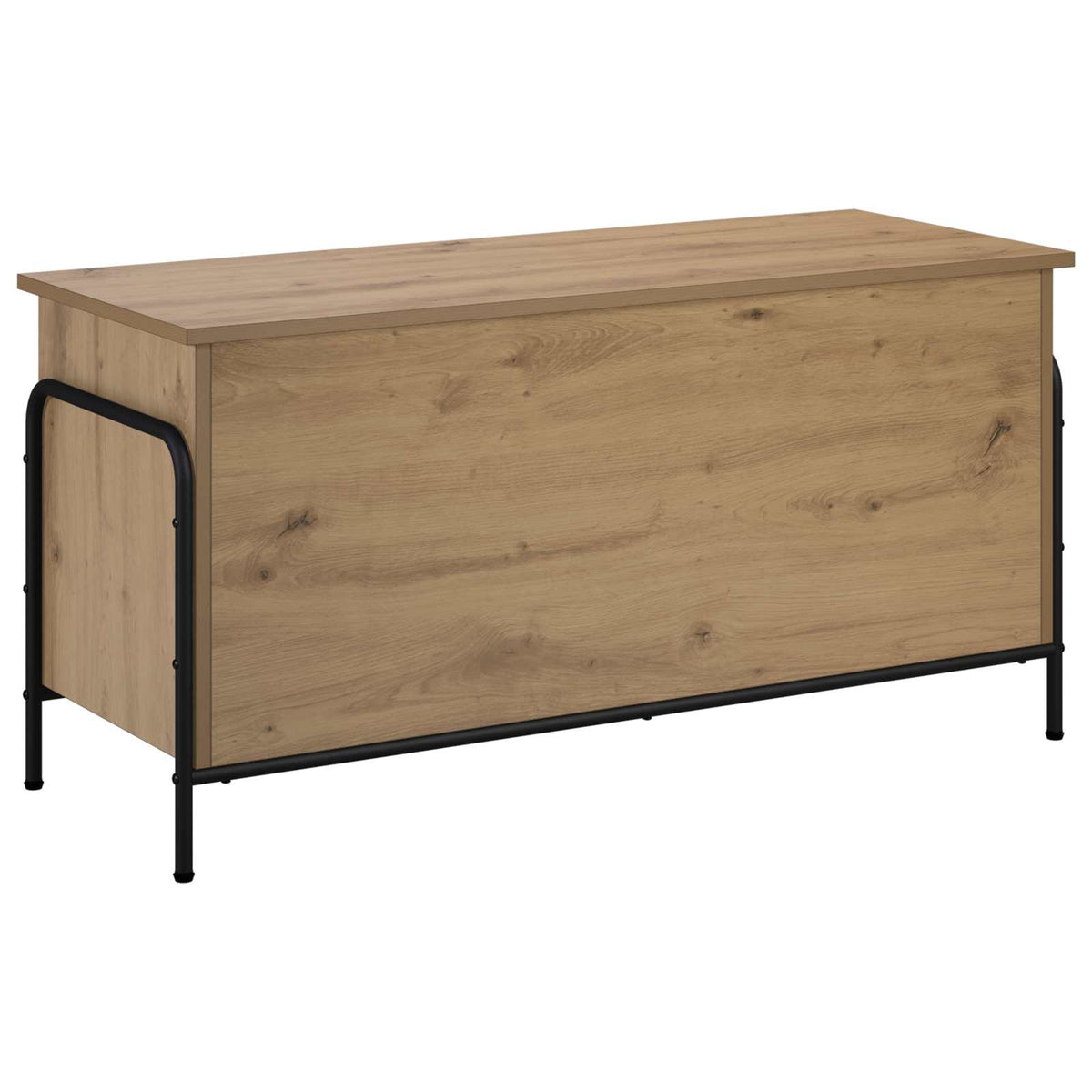 Opbergbox Artisanaal eiken 80 x 40 x 49,5 cm Bewerkt hout
