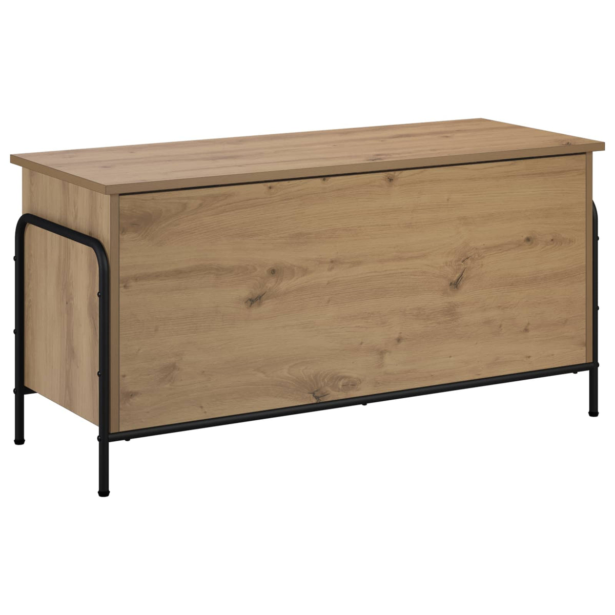 Opbergbox Artisanaal eiken 80 x 40 x 49,5 cm Bewerkt hout