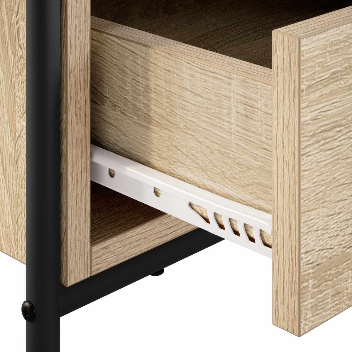 Tv-meubel 67,5 x 33 x 50 cm Sonoma Eiken Bewerkt hout