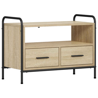 Tv-meubel 67,5 x 33 x 50 cm Sonoma Eiken Bewerkt hout