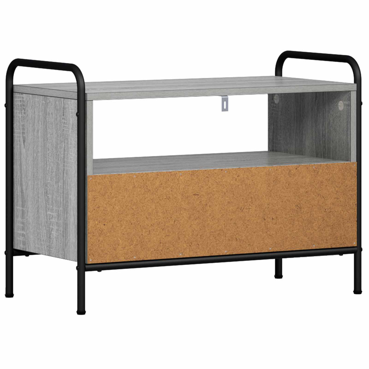 Tv-meubel 67,5 x 33 x 50 cm Grijs Sonoma Bewerkt hout
