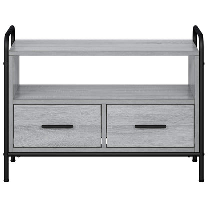 Tv-meubel 67,5 x 33 x 50 cm Grijs Sonoma Bewerkt hout