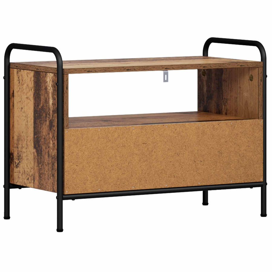 Tv-meubel 67,5 x 33 x 50 cm Oud hout Bewerkt hout