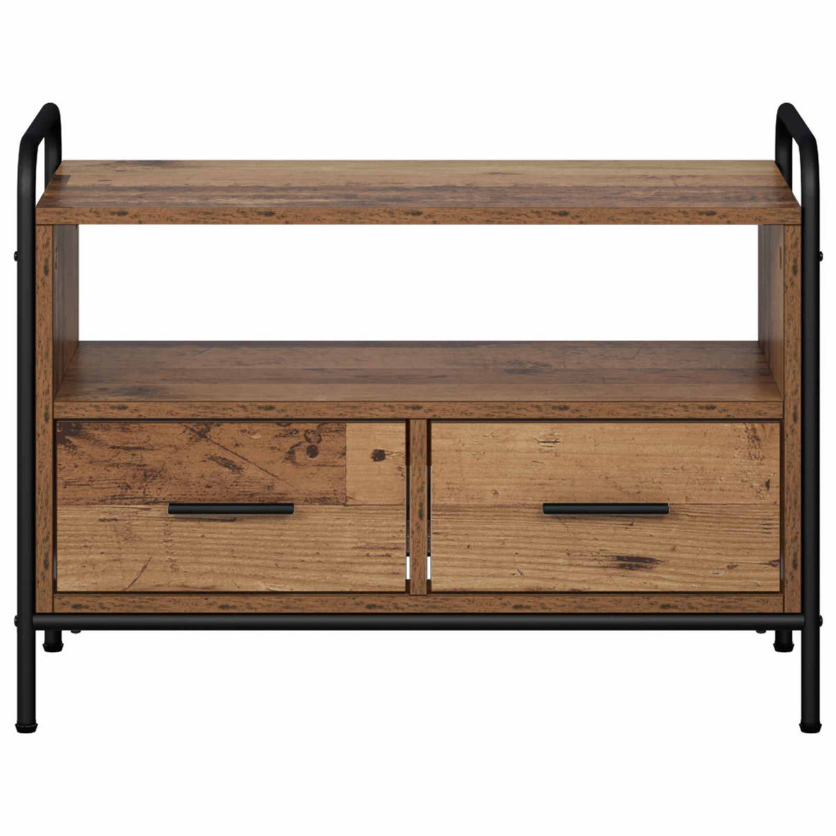 Tv-meubel 67,5 x 33 x 50 cm Oud hout Bewerkt hout