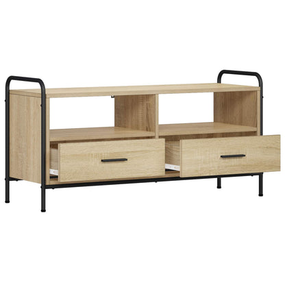 Tv-meubel 67,5 x 33 x 50 cm Sonoma Eiken Bewerkt hout