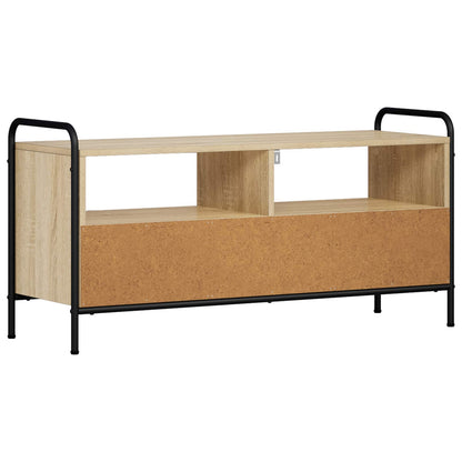 Tv-meubel 67,5 x 33 x 50 cm Sonoma Eiken Bewerkt hout