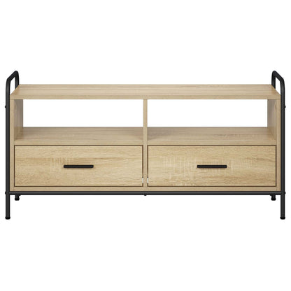 Tv-meubel 67,5 x 33 x 50 cm Sonoma Eiken Bewerkt hout