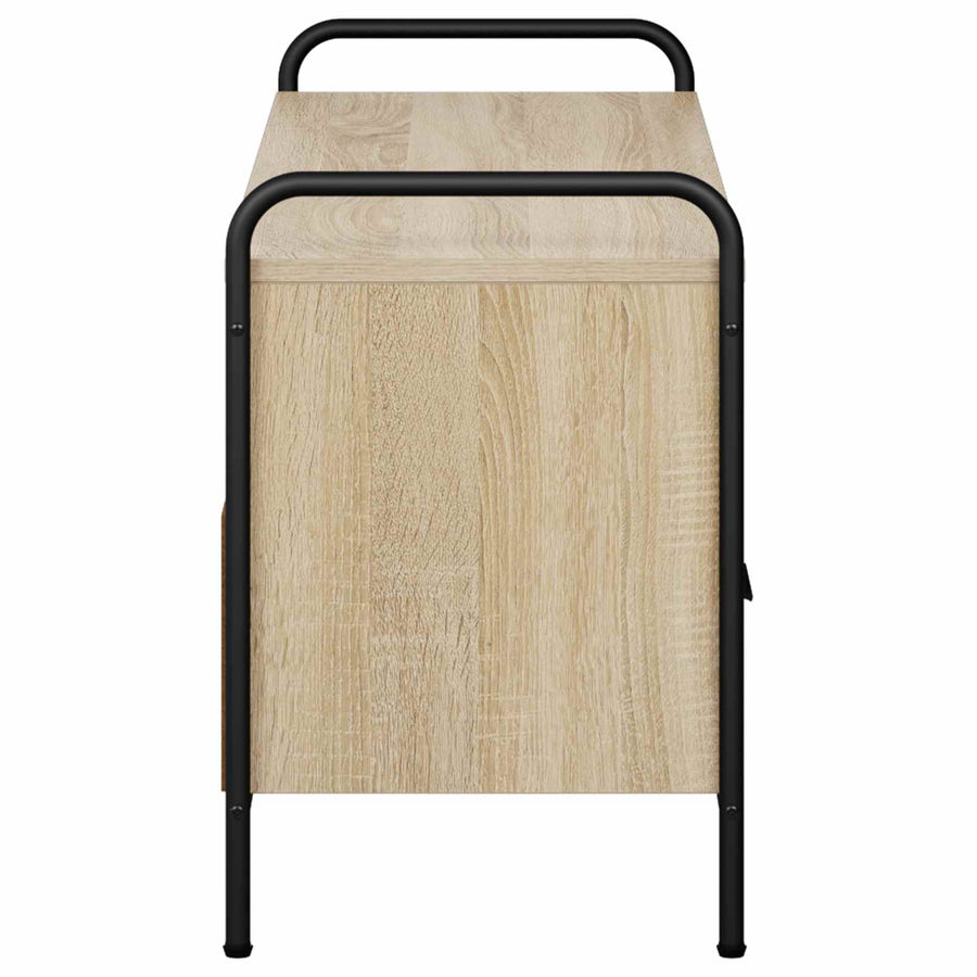 Tv-meubel 67,5 x 33 x 50 cm Sonoma Eiken Bewerkt hout