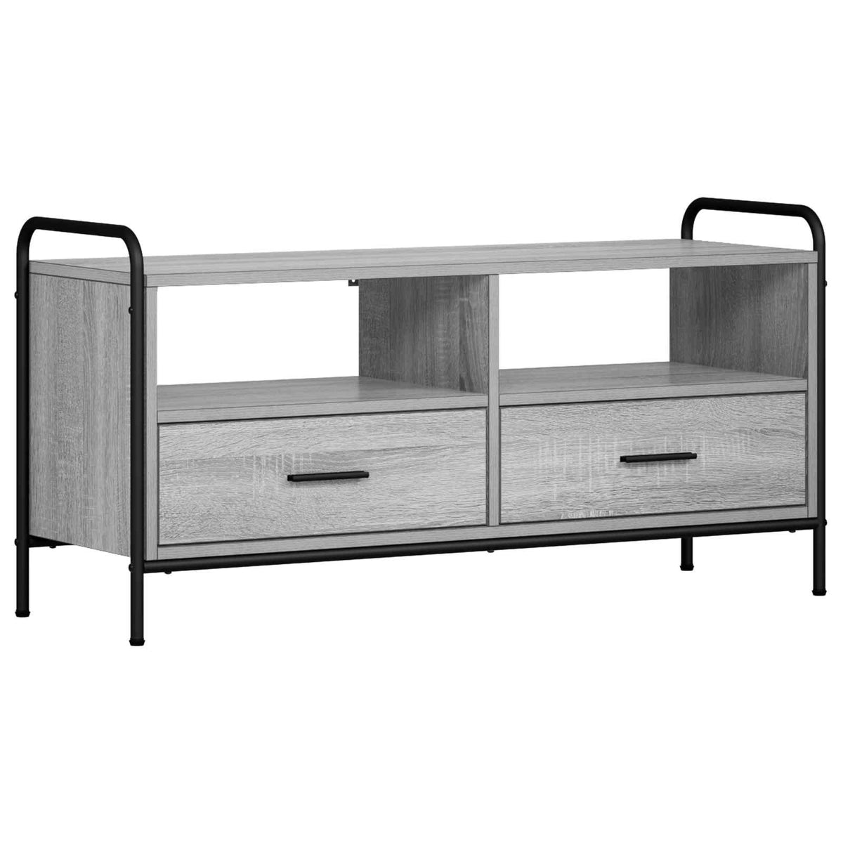 Tv-meubel 67,5 x 33 x 50 cm Grijs Sonoma Bewerkt hout