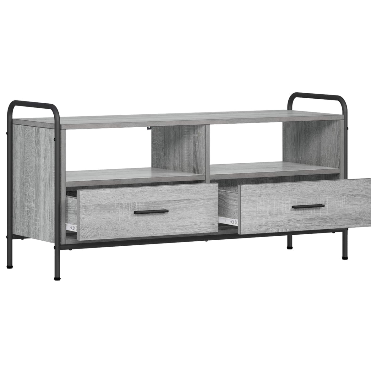 Tv-meubel 67,5 x 33 x 50 cm Grijs Sonoma Bewerkt hout