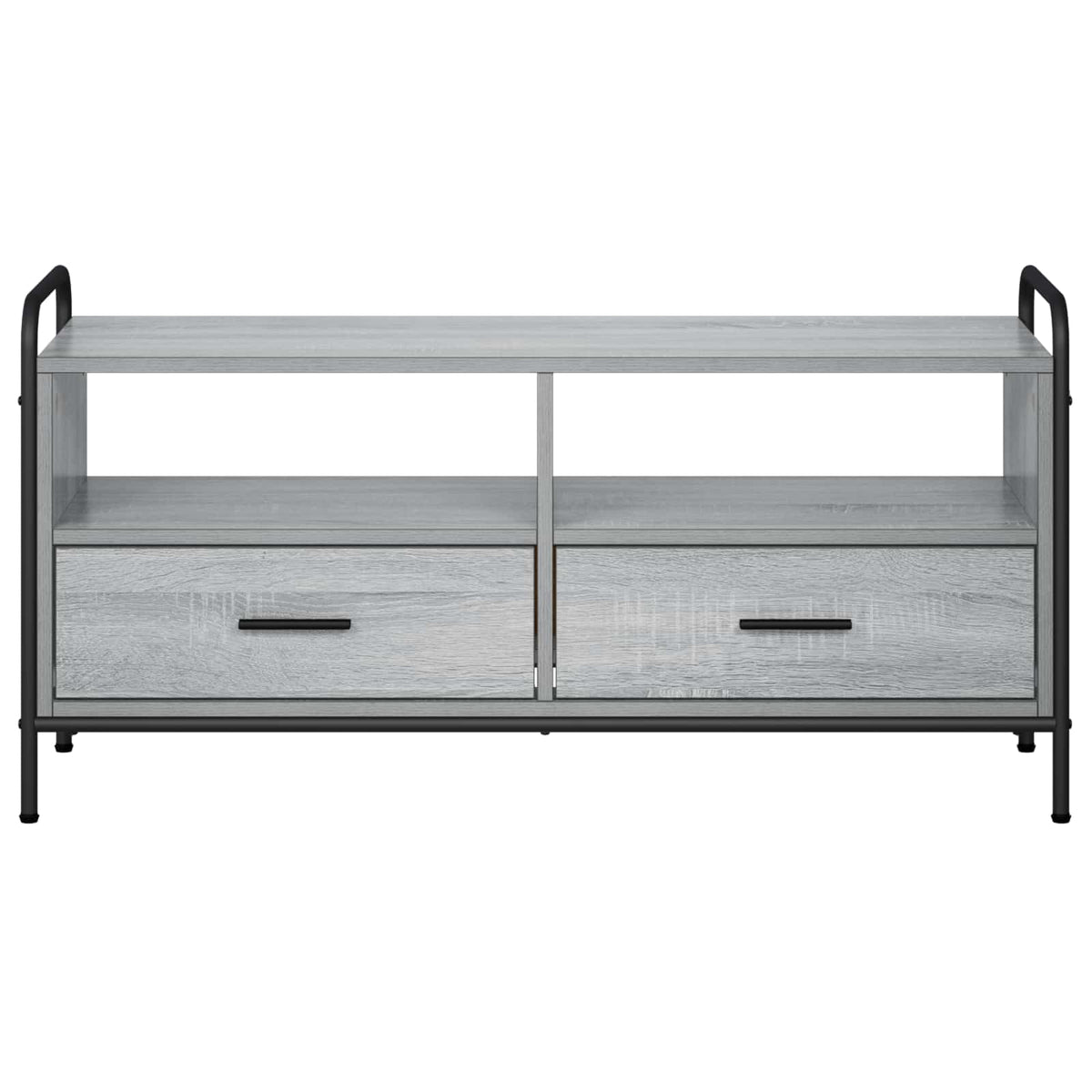 Tv-meubel 67,5 x 33 x 50 cm Grijs Sonoma Bewerkt hout