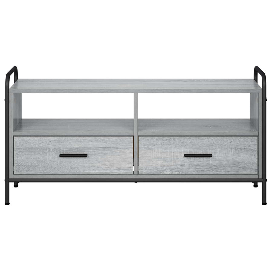 Tv-meubel 67,5 x 33 x 50 cm Grijs Sonoma Bewerkt hout