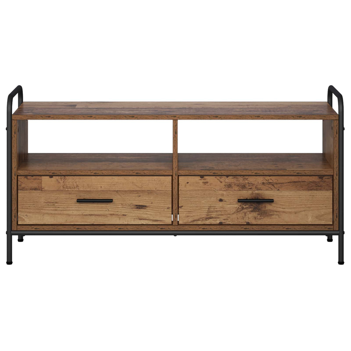 Tv-meubel 67,5 x 33 x 50 cm Oud hout Bewerkt hout