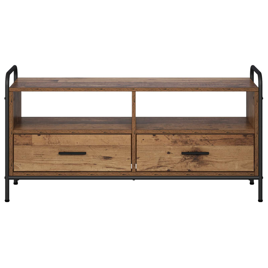 Tv-meubel 67,5 x 33 x 50 cm Oud hout Bewerkt hout