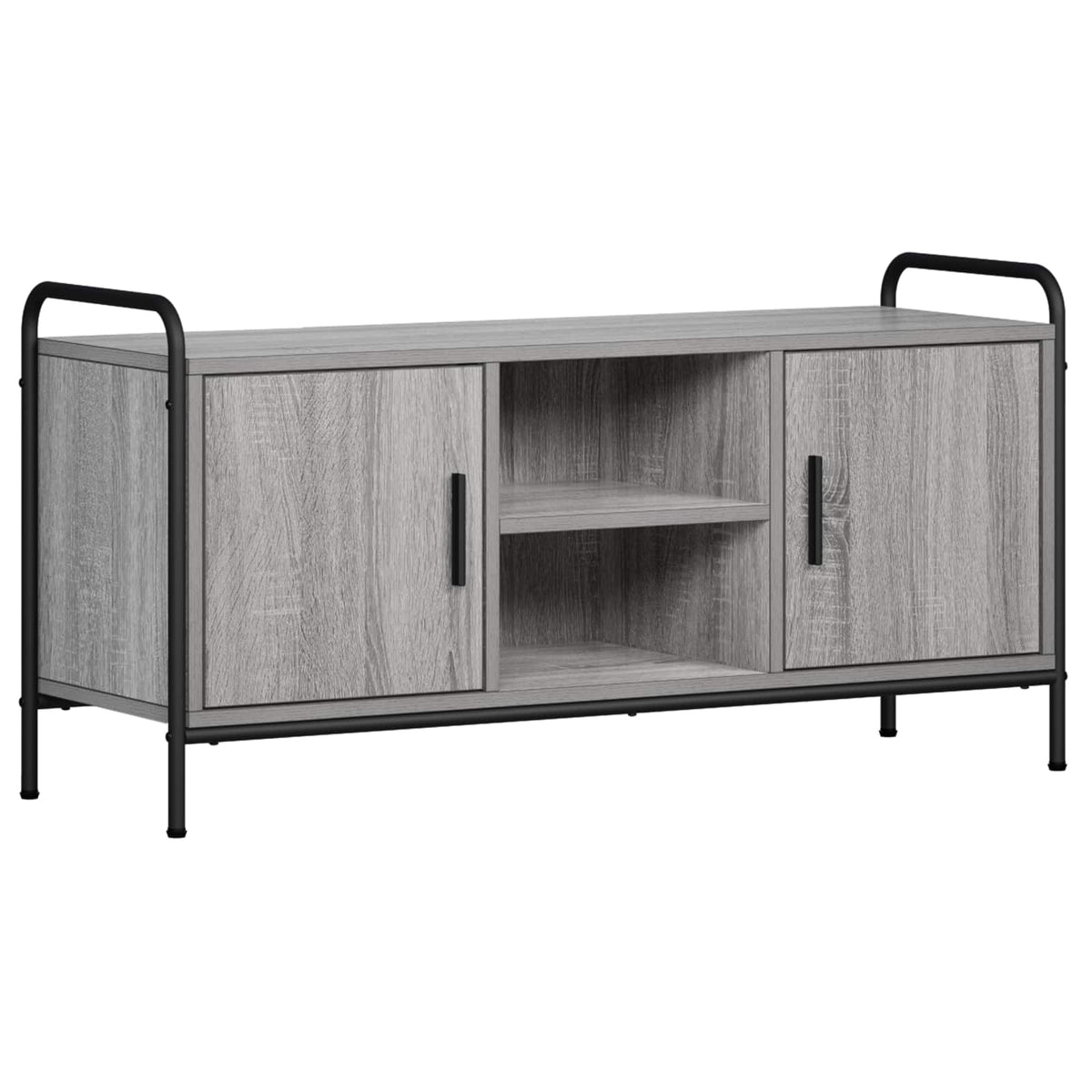 Tv-meubel 99 x 33 x 50 cm Grijs Sonoma Bewerkt hout