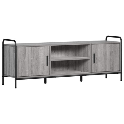 Tv-meubel 133 x 33 x 50 cm Grijs Sonoma Bewerkt hout