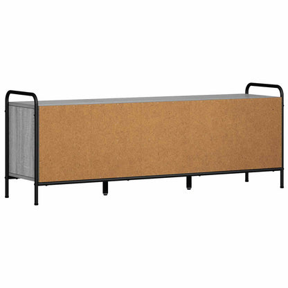 Tv-meubel 133 x 33 x 50 cm Grijs Sonoma Bewerkt hout
